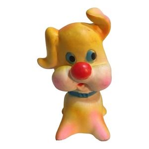 Vintage Kiddie Production Dog squeaky Toy